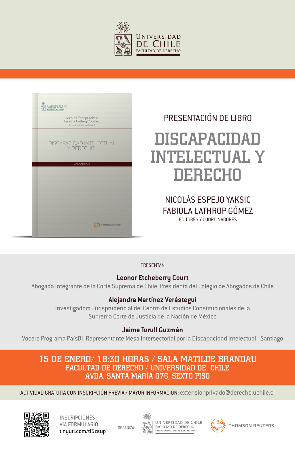 Presentación de libro "Discapacidad intelectual y derecho"