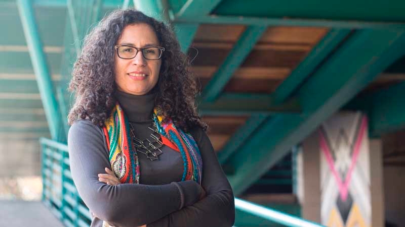 La Académica y presidenta del Comité de Sustentabilidad U. de Chile, Lorna Lares.
